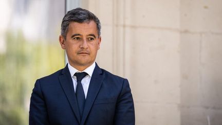 Le ministre de l'Intérieur Gérald Darmanin, le 4 juillet 2022 à Paris. (XOSE BOUZAS / HANS LUCAS / AFP)