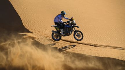 Adrien van Beveren lors de la 10e étape du Dakar 2022, le 12 janvier 2022. (ERIC VARGIOLU / DPPI)