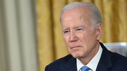 Le président américain, Joe Biden, à la Maison Blanche, le 2 juin 2023. (JIM WATSON / AFP)