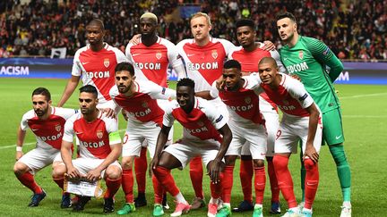 Les joueurs de l'AS Monaco (BORIS HORVAT / AFP)