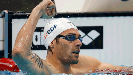 &nbsp; (Camille Lacourt s'est qualifié pour la finale du 100 m dos © MaxPPP)