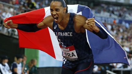 Pascal Martinot-Lagarde, champion d'Europe du 110m haies (IAN KINGTON / AFP)