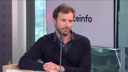 Mathieu Plane, directeur adjoint à l'OFCE, le 30 mars 2022. (FRANCE INFO / RADIO FRANCE)