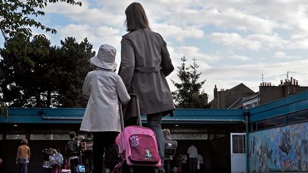 Rentr&eacute;e des classes &agrave; l'&eacute;cole &eacute;lementaire Moulins-Pergaud, &agrave; Lille (Nord), le 5 septembre 2011. (PHILIPPE HUGUEN / AFP)