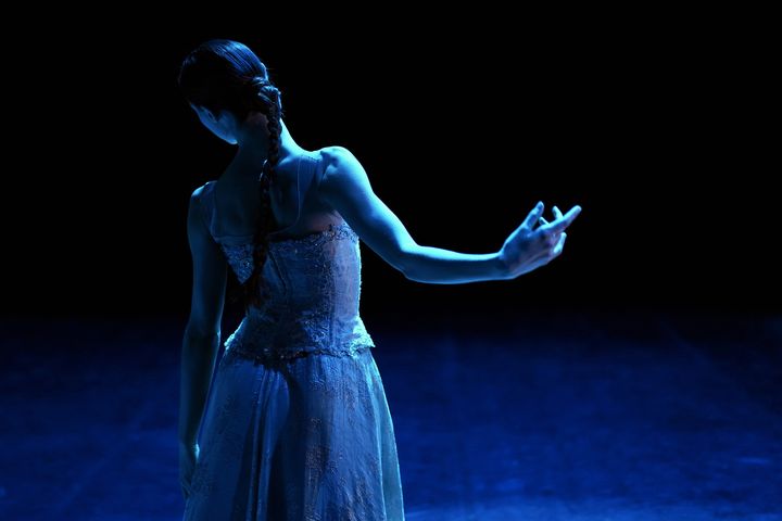 La danseuse Marion Barbeau&nbsp;durant le tournage&nbsp;du film "En corps" de Cédric Klapisch. (EMMANUELLE JACOBSON ROQUES)