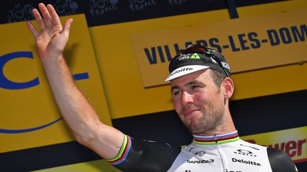 Le Britannique Mark Cavendish, à Villars-les-Dombes (Ain), le 16 juillet 2016. (DAVID STOCKMAN / BELGA MAG / AFP)