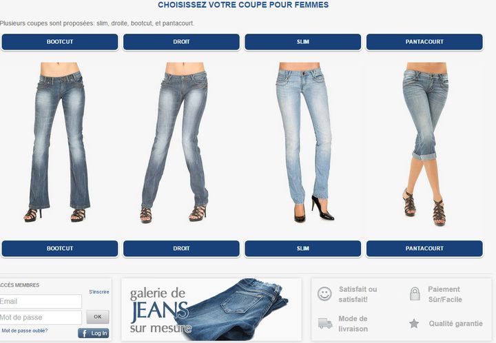 HR Denin, le site de personnalisation des jeans 
 (HR Denim)