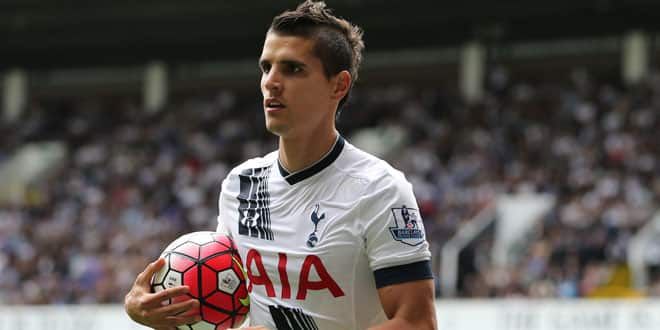 Le milieu de terrain argentin Erik Lamela