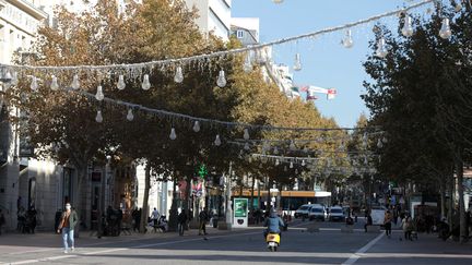 L'avenue de La Canebière, à Marseille (Bouches-du-Rhône). (VREL VALERIE / MAXPPP)