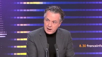 Christophe Béchu, ministre de la Transition écologique, vendredi 10 novembre 2023 sur franceinfo. (RADIO FRANCE / FRANCEINFO)