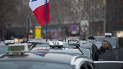 &nbsp; (De nouvelles manifestations de chauffeurs de taxi sont prévues mercredi © MaxPPP)