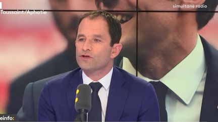 Benoît Hamon, invité de franceinfo vendredi 22 juin 2018. (RADIO FRANCE / FRANCE INFO)