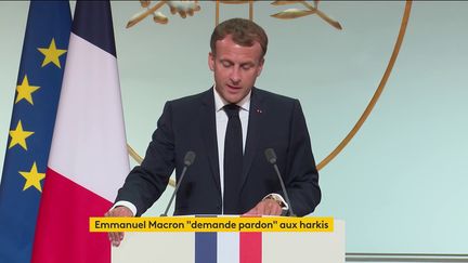 Discours d’Emmanuel Macron aux harkis : le président de la République demande pardon