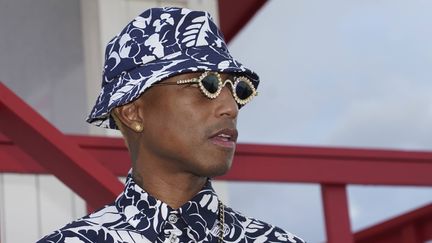 Pharrell Williams au défilé Chanel Cruise 2022-23, le 4 novembre 2022, à Miami Beach, aux Etats-Unis (LYNNE SLADKY/AP/SIPA / SIPA)