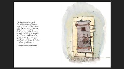 &quot;Je dessine cette porte en attendant la femme que j&#039;aime. Elle tarde. Elle est au téléphone avec l&#039;homme qu&#039;elle aime. Je sais qu&#039;il y a une vie de l&#039;autre côté  de la porte mais je n&#039;ai pas encore la force de l&#039;ouvrir. Alors j&#039;attends ...&quot; Romainmôtier, 31 mai 1995
 (Zep / Gallimard)