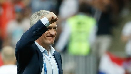 Didier Deschamps n'a pas hésité à sacrifier son potentiel offensif pour solidifier l'assise défensive.  (ODD ANDERSEN / AFP)