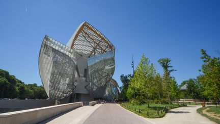 La Fondation Louis Vuitton,&nbsp; le 7 mai 2018 (SANDRINE MARTY / HANS LUCAS)