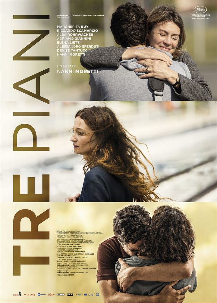 L'affiche de "Tre Piani" de&nbsp;Nanni Moretti (2021).&nbsp; (LE PACTE)