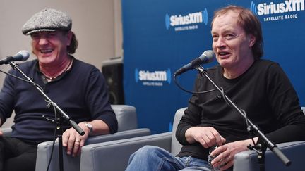 Brian Johnson et Angus Young, d'AC/DC, le 17 novembre 2014 à New York
 (Mike Coppola / Getty Images / AFP)