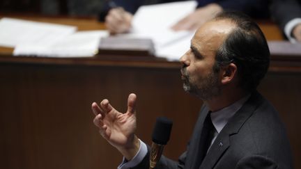 Edouard Philippe à l'Assemblée nationale le 4 décembre 2018 (FRANCOIS GUILLOT / AFP)