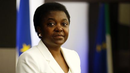 La ministre italienne de l'Int&eacute;gration,&nbsp;Cecile Kyenge, &agrave; Rome, le 3 mai 2013. (TONY GENTILE / REUTERS)