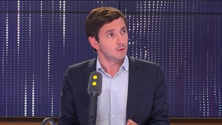 Le député de la majorité Aurélien Taché sur le plateau de franceinfo (archives). (FRANCEINFO)