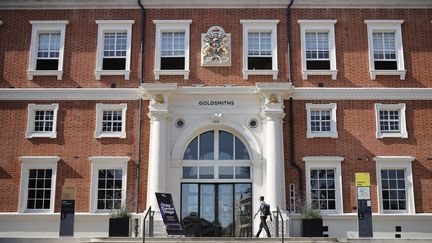 La&nbsp;façade de Goldsmiths, University of London, à Londres (Royaume-Uni), le 13 août 2019. (TOLGA AKMEN / AFP)