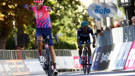 Michael Woods (EF Eduation First) s'impose sur la 3e étape de Tirreno-Adriatico (ROBERTO BETTINI / ANSA)