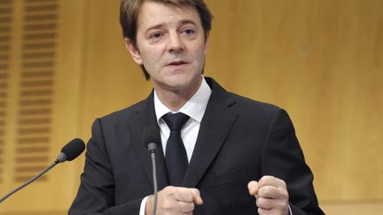 Fran&ccedil;ois Baroin ouvre le Boao forum pour l'Asie au minist&egrave;re de l'Economie et des Finances &agrave; Paris le 23 novembre 2011. (ERIC PIERMONT / AFP)