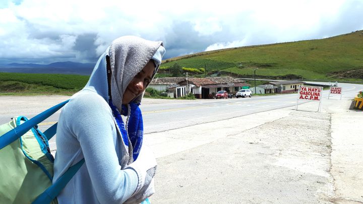 Windy, 29 ans, a fui le Venezuela par la Colombie. (BENJAMIN ILLY / RADIO FRANCE)