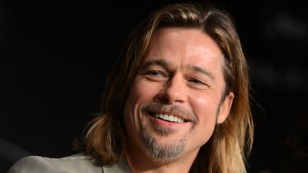 Brad Pitt au 65e festival de Cannes, le 22 mai 2012. (ANNE-CHRISTINE POUJOULAT / AFP)