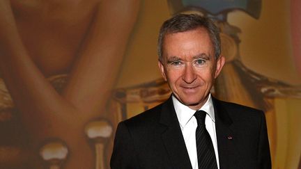 Bernard Arnault, le patron du groupe LVMH, au cours d'une r&eacute;union des actionnaires, le 14 mai 2009 &agrave; Paris. (MEIGNEUX/SIPA)