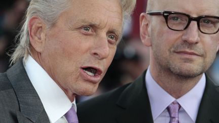 Arrivée de Michael Douglas et Steven Soderbergh au 39me festival de Deauville, le vendredi 30 auôt 2013
 (CHARLY TRIBALLEAU / AFP)