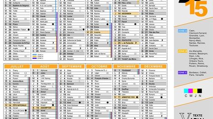 &nbsp; (Calendrier de l'année 2015 © Maxppp)