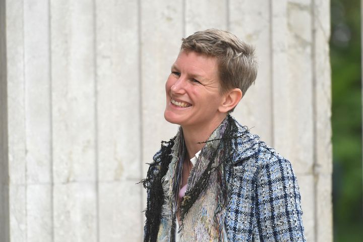 L'artiste Laure Prouvost à la 58e édition de la Biennale d'art contemporain de Venise, le 7 mai 2019 (FELIX H?RHAGER / DPA)