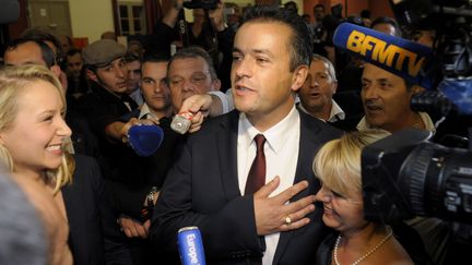 Le conseiller g&eacute;n&eacute;ral FN, Laurent Lopez, le 13 octobre 2013 &agrave; Brignoles (Var). (FRANCK PENNANT / AFP)