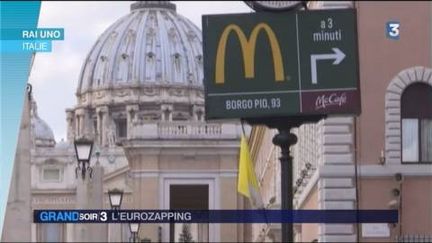 Un McDonald's aux portes du Vatican (FRANCE 3)