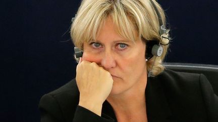 &nbsp; (Nadine Morano a passé à la journée au Parlement européen, à Strasbourg... et n'a pas présenté d'excuses © REUTERS/Vincent Kessler)