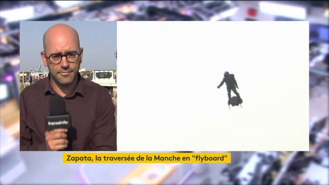 Franky Zapata a échoué dans sa tentative de traversée de la Manche à bord de son Flyboard