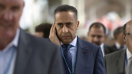 Abdellatif Hammouchi, actuellement chef de la Sûreté nationale, lors de la conférence internationale sur le climat COP22 à Marrakech en&nbsp;2016. (FADEL SENNA / AFP)