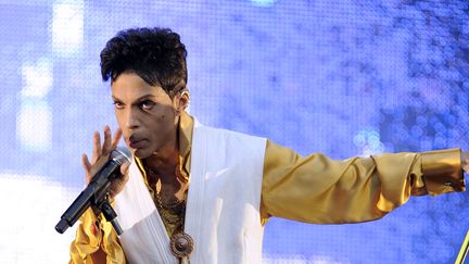 Prince lors d'un concert au Stade de France, à Saint-Denis (Seine-Saint-Denis), le 30 juin 2011. (BERTRAND GUAY / AFP)