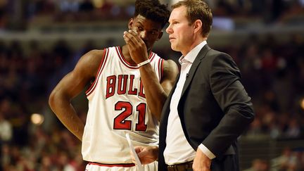 Jimmy Butler, le joueur des Chicago Bulls (STACY REVERE / GETTY IMAGES NORTH AMERICA)