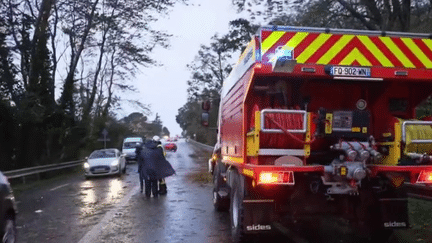 Tempête Ciaran : 1 100 interventions réalisées par les pompiers dans la Manche (France 2)