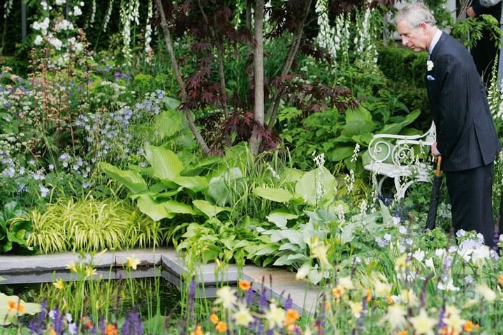 Le prince de Galles lors de l'exposition florale de Chelsea, le 21 mai 2007. (TIM GRAHAM / TIM GRAHAM PHOTO LIBRARY / GETTY IMAGES)