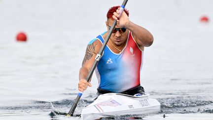 Rémy Boullé réédite sa performance de Tokyo. Troisième à l'issue du 200 m KL1 de paracanoë à Vaires-sur-Marne, le kayakiste français remporte à nouveau la médaille de bronze. (GARRY BOWDEN / SIPA)