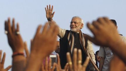 Narendra Modi à Ahmedabad (ouest de l'Inde), le 28 décembre 2013. (Reuters - Amit Dave)