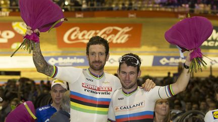 Mark Cavendish et Bradley Wiggins, duo gagnant (KRISTOF VAN ACCOM / BELGA MAG)