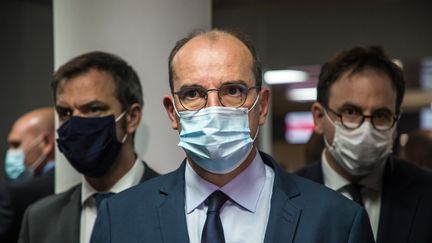 Le Premier ministre, Jean Castex, le 25 juillet 2020, à l'aéroport Charles de Gaulles. (CHRISTOPHE PETIT TESSON / AFP)