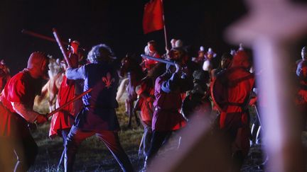 Reconstitution de la bataille de Castillon, le 23 juillet 2016
 (PHOTOPQR/LE PARISIEN/MAXPPP)