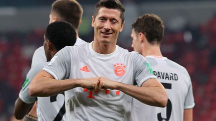 Robert Lewandowski (Bayern Munich) a encore frappé lors du Mondial des clubs ce lundi (Karim JAAFAR / AFP) (KARIM JAAFAR / AFP)